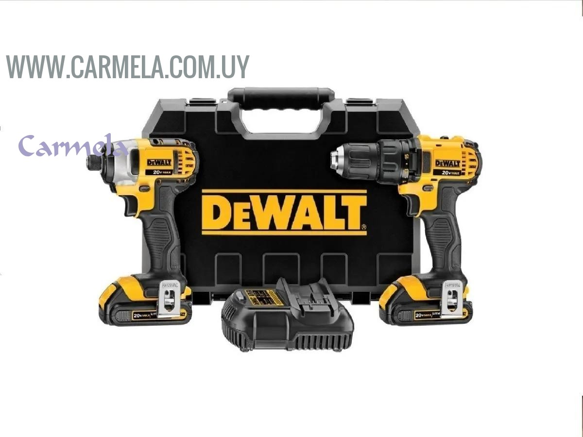 Combo Kit Dewalt V Taladro Y Atornillador Impacto Dw Barraca