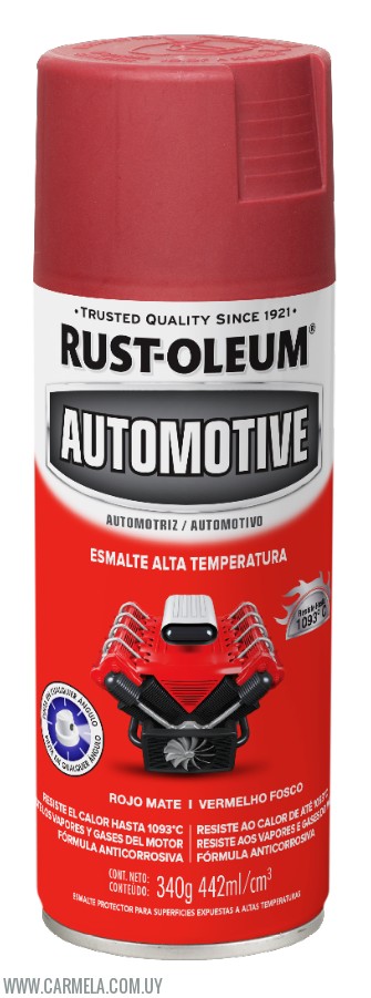 Esmalte En Aerosol Alta Temperatura 1093C Rust Oleum Barraca Carmela