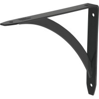 Escuadra Para Estante 8'' x 10'' Negro ''Barra'' FIERO MED-10NB