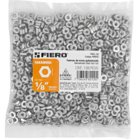 Tuercas Hexagonales 1/8'' Tipo Sakamura Bolsa x 1000 Fiero TUES-1/8