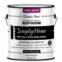 Pintura Látex Interior Blanco Puro Mate Simply Home 3,785lt