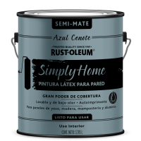 Pintura Látex Interior Azul Cenote Simply Home 3,785lt
