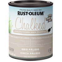 Pintura Tizada Exterior Chalked Rust Oleum Gris Pálido