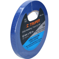 Cinta Enmascarar Azul Pintor 14 Días 1/2'' Truper x 6