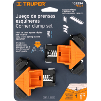 Juego 2 Prensas Carpintero Esquinera 1'' Truper PESQ-1