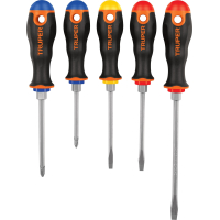Juego 5 Destornilladores Paleta Phillips Truper DTJ-5B