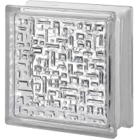 Ladrillo de Vidrio 19 x 19cm Maya - Clear Maya