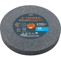 Rueda Recta Amolar 10'' Grano 36 Truper PIES-1036