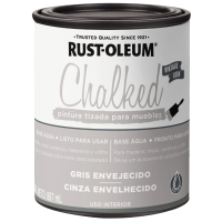 Pintura Tizada Chalked Rust Oleum Gris Envejecido