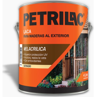 Laca Melacrílica Para Madera Satinada Petrilac 4lt