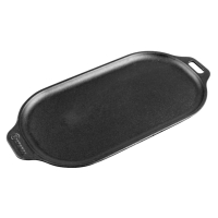 Plancha Hierro Esmaltado Ovalada Con Asas Victoria