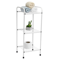 Estantería Organizador 3 Estantes Acero Blanco Maxeb