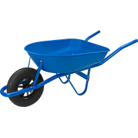 Carretilla Plástica 50 Litros Rueda Inflable Tramontina 77703/432