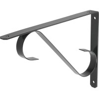 Escuadra Para Estante 8'' x 11'' Negro ''S'' FIERO MED-11NS