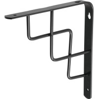 Escuadra Para Estante 8'' x 8'' Negro ''Escalera'' FIERO MED-8NE