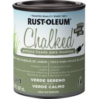 Pintura Tizada Verde Sereno Chalked Exterior Rust Oleum 887ml