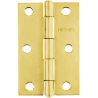 Bisagras Doradas 3'' Hermex BR-301 x Par