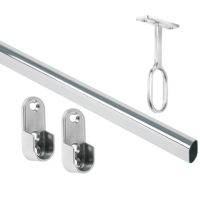 Caño Oval Para Placard 3mt Hermex TO-530
