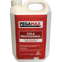 Cola Vinílica Profesional Transparente Pegamax 5 Kg