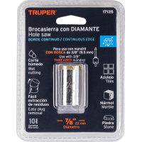 Sierra Copa Diamantada 7/8'' Truper COAZ-7/8