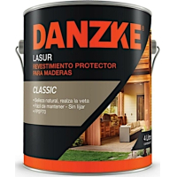 Protector De Madera Natural Brillante Danzke Lasur Petrilac 4lt