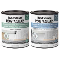 Kit Pintura + Protector Pisos y Azulejos Blanco Rust Oleum
