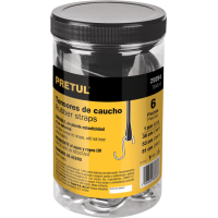 Juego 6 Pulpos Elásticos Caucho Pretul TENS-6 