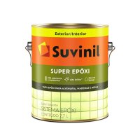 Esmalte epoxi Suvinil blanco, base solvente, interior y exterior, 2,7 L