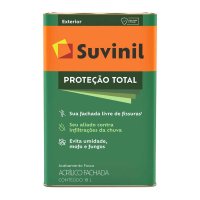 Pintura Suvinil Fachada Protegida Emborrachada blanca para exterior, 18 L