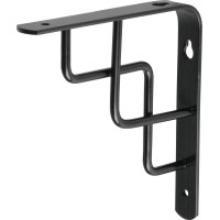 Escuadra Para Estante 6'' x 6'' Negro ''Escalera'' FIERO MED-6NE