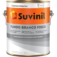 Fondo Suvinil blanco de secado rápido para madera, base agua, interior y exterior, 3,6 L