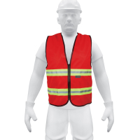 Chaleco de Seguridad Rojo Reflectivo Truper CHS-600R