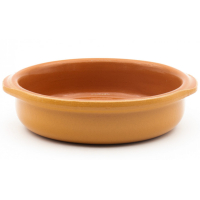 Cazuela Redonda Con Asas 14cm Cerámica Vitrificada Corzana