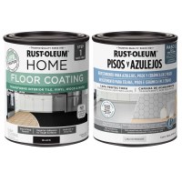 Kit Pintura + Protector Pisos y Azulejos Negro Rust Oleum