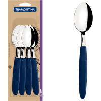 Juego 12 Cucharas De Mesa Tramontina Ipanema Azul 23363/910