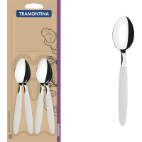 Juego 12 Cucharas De Té Tramontina Ipanema Blanco 23367/980