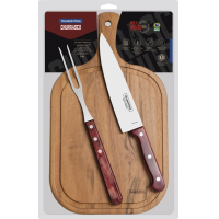 Juego Trinchante Para Asado Polywood Rojo Tramontina 21198/714