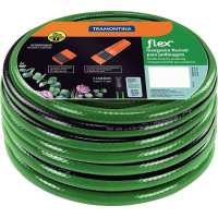 Manguera Jardín 1/2'' Verde Negra 15mt Con Accesorios Tramontina 79165/530