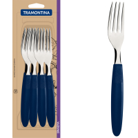 Juego 12 Tenedores De Mesa Tramontina Ipanema Azul 23362/910
