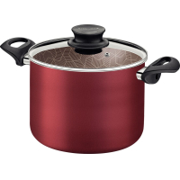 Olla Alta 28cm 11.8lt Starflon Rojo Tramontina Paris 28530/728