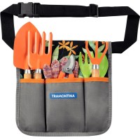 Kit Herramientas Jardín Tijera Pala Guantes Tramontina 78119/801