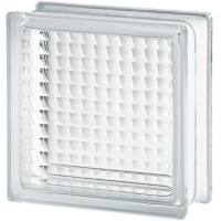 Ladrillo de Vidrio 19 x 19cm Ranurado - Clear Cross Small
