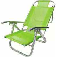 Reposera Silla Playa Reclinable 120kg Botafogo 