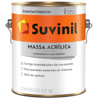 Enduído Exterior 3,6lt 5,5kg Massa Acrilica Suvinil