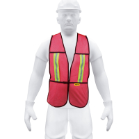 Chaleco de Seguridad Rojo Reflectivo Pretul CHS-200R