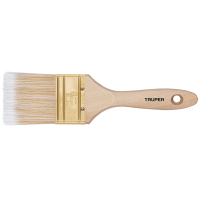 Pincel Cerda Blanca 2 1/2'' Corte Recto Truper BRT-2-1/2S (Unidad)