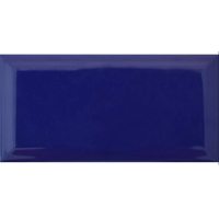 Cerámica Ladrillo Biselado 10x20cm Azul Brillante TECNOGRES