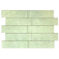 Cerámica Ladrillo 7,5x25cm Aquarela Mint Verde CERAL
