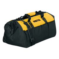 Maletin Porta Herramientas Bolso Pretul Male-18p Largo 45 Cm Color Negro