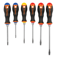 Juego 6 Destornilladores Mango Comfortgrip Truper DTJ-6B 